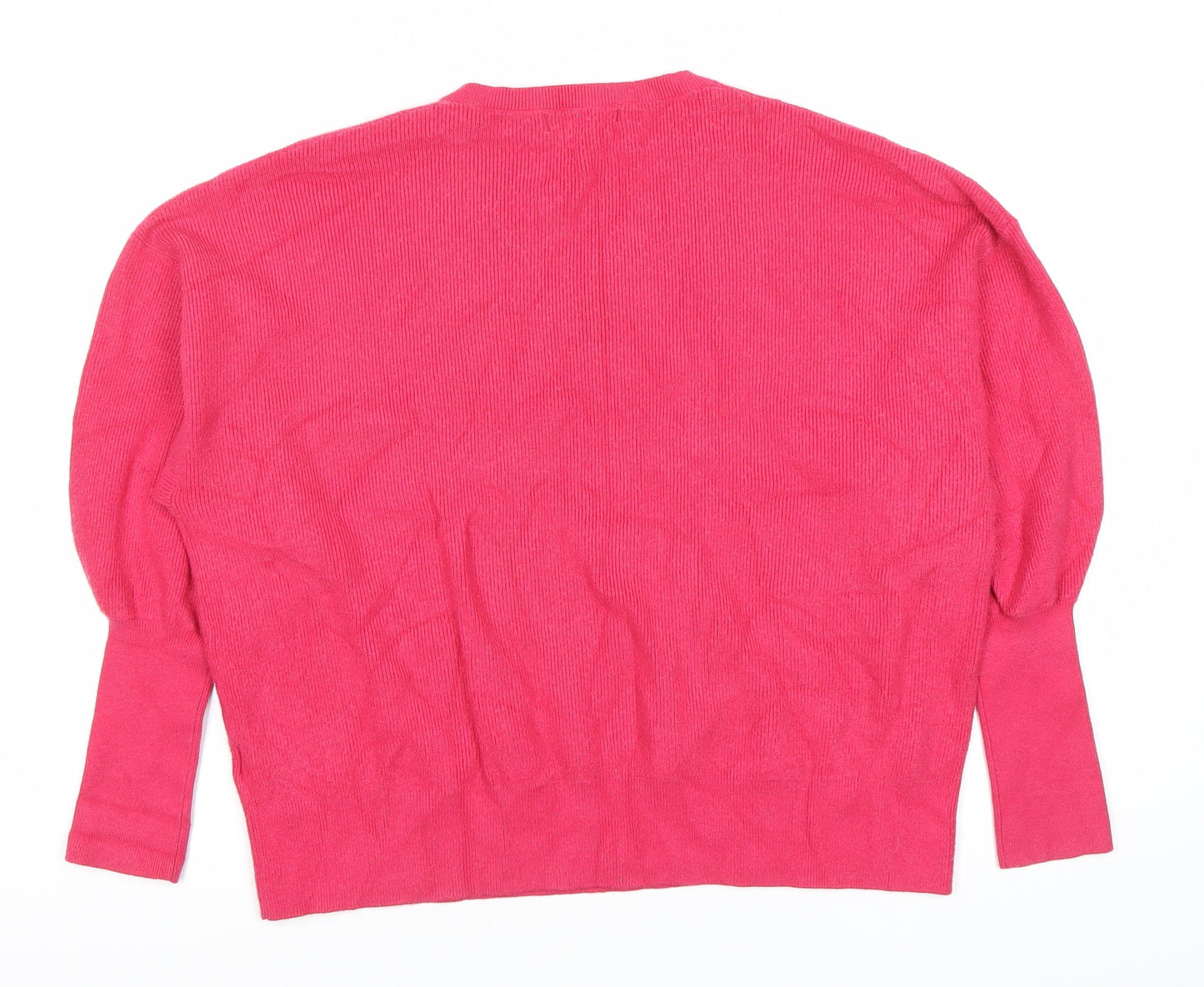 Womens UK Size L Marks and Spencer Pink Pullover Jumper