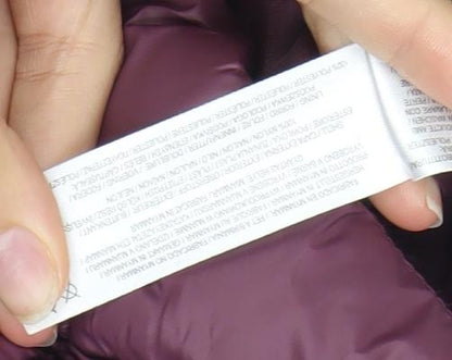 Primark Women’s Purple XS Hooded Quilted Puffer Waistcoat