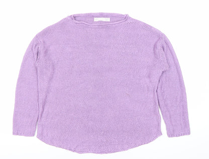 Womens UK Size 8 Sfera Purple Pullover Jumper