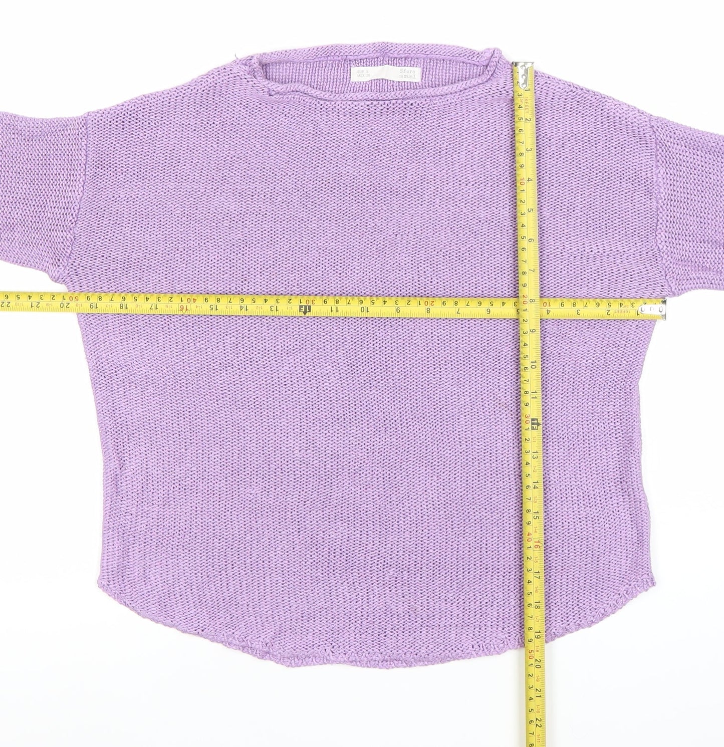 Womens UK Size 8 Sfera Purple Pullover Jumper