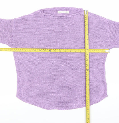 Womens UK Size 8 Sfera Purple Pullover Jumper