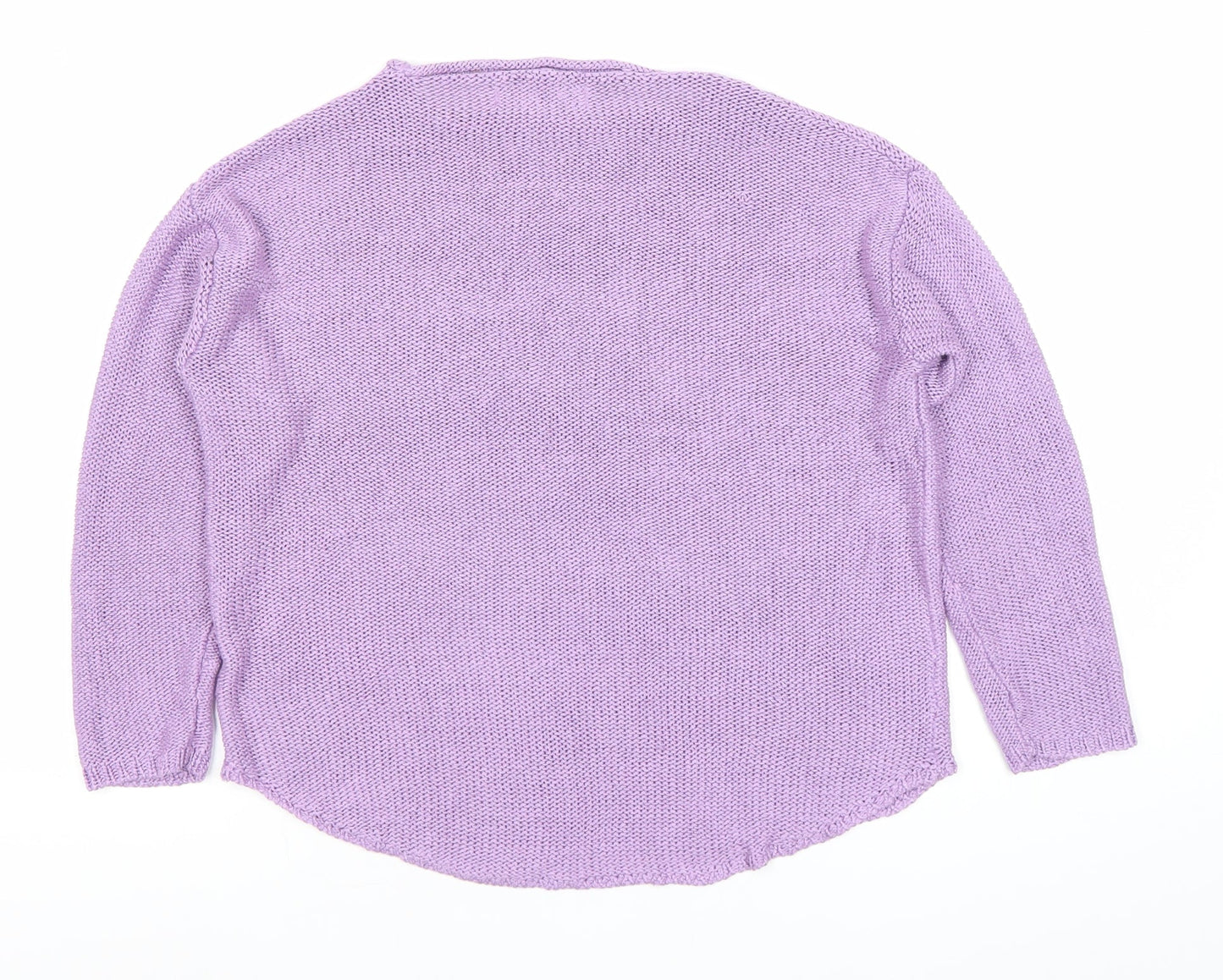 Womens UK Size 8 Sfera Purple Pullover Jumper