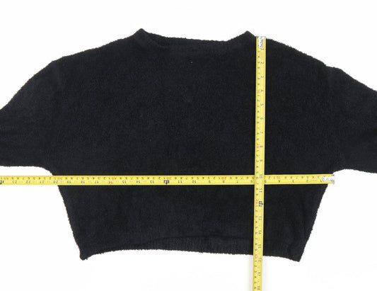 Womens UK Size 8 Pull&Bear Black Pullover Jumper