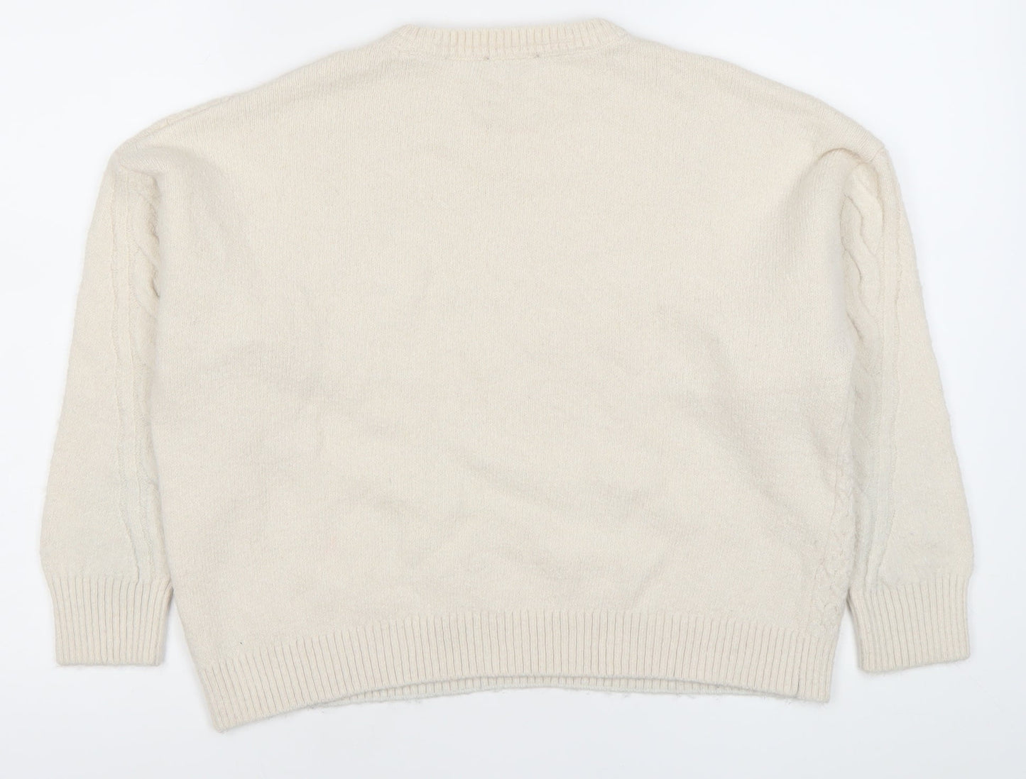 Womens UK Size 16 Principles Ivory Pullover Jumper