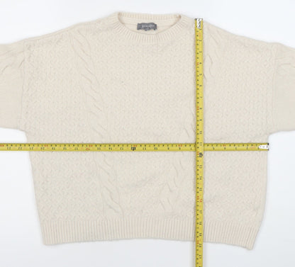 Womens UK Size 16 Principles Ivory Pullover Jumper