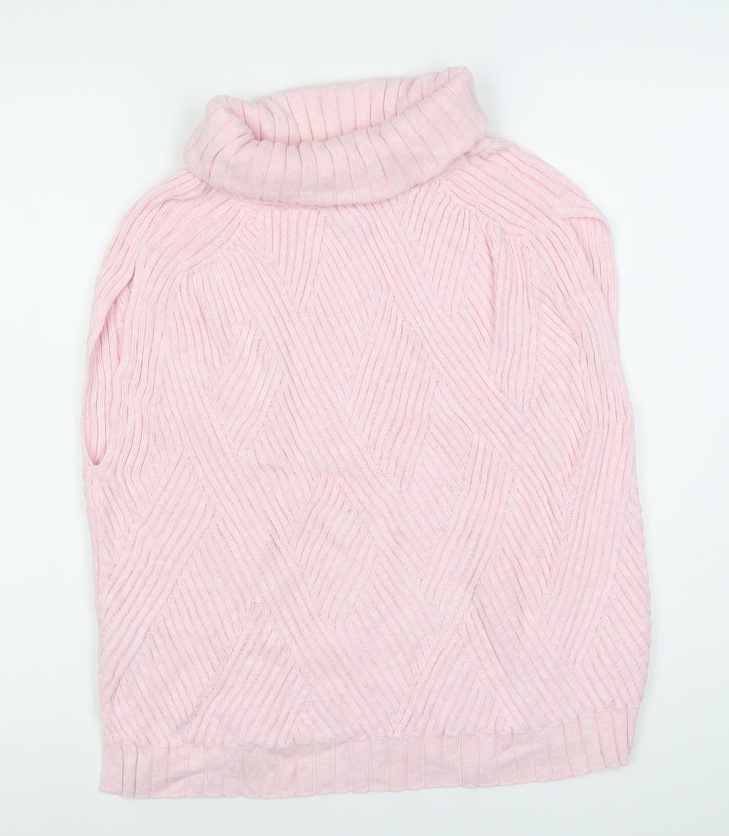 Womens UK Size 14 Marble Pink Pullover Jumper