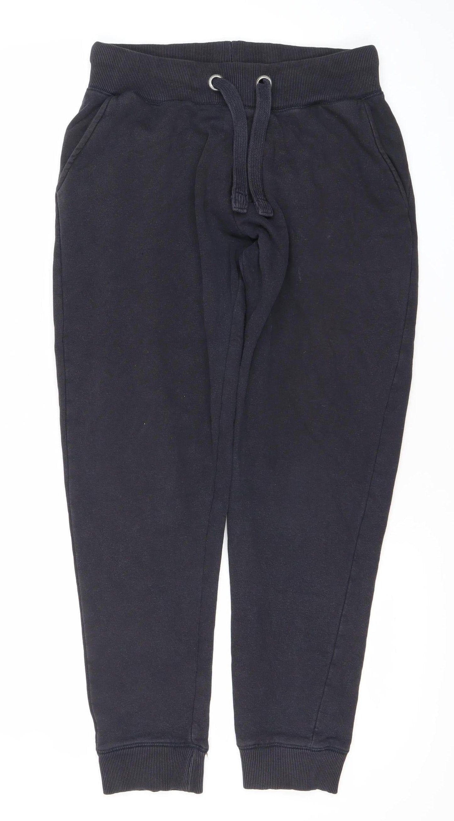 French Connection Men’s Black Jogger Sweatpants M Cotton Blend