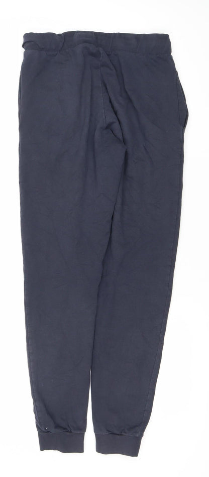 Sergio Tacchini Men’s Blue Cotton Jogger Sweatpants M Regular Fit