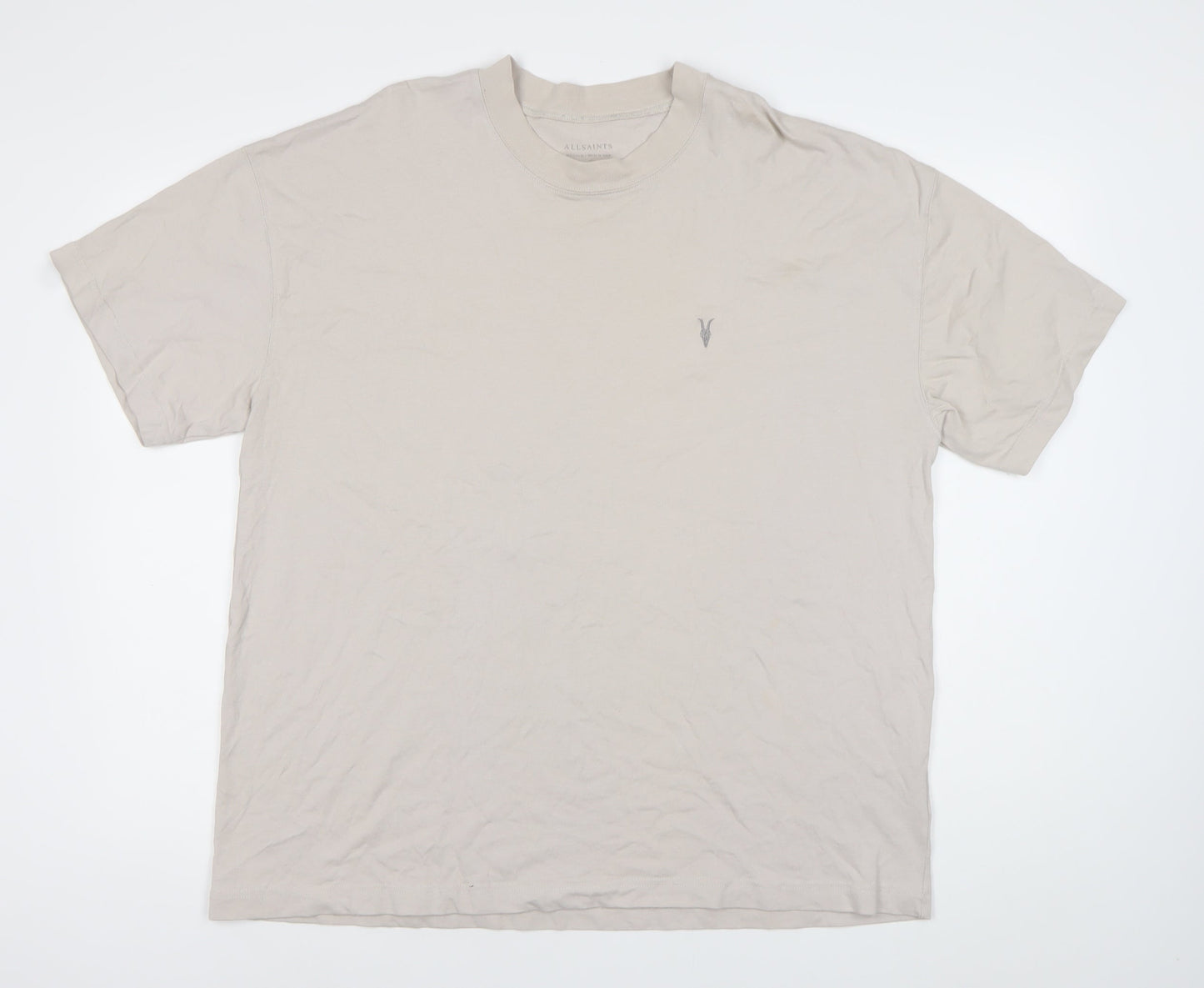 Mens UK Size M AllSaints Beige  T-Shirt