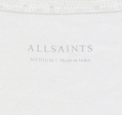 Mens UK Size M AllSaints Beige  T-Shirt