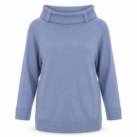 Womens UK Size 14 Marks and Spencer Blue Tunic Blouse