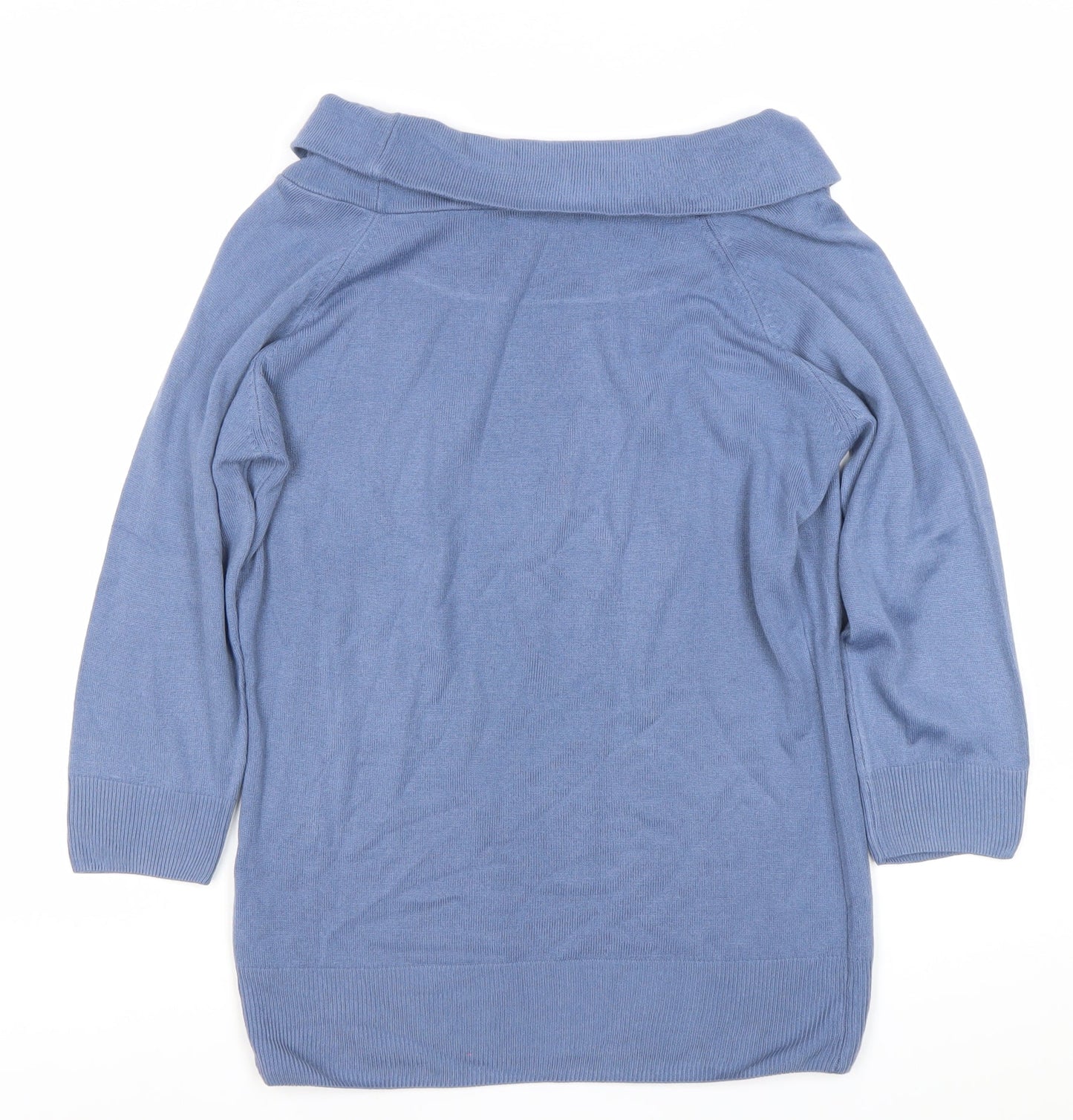 Womens UK Size 14 Marks and Spencer Blue Tunic Blouse
