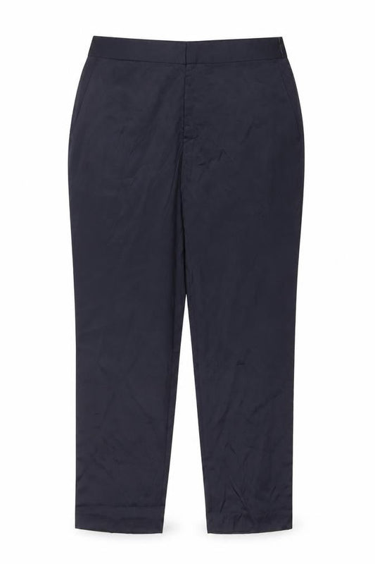 Womens UK Size XS Zara Slim Fit Dress Pants Black Trousers