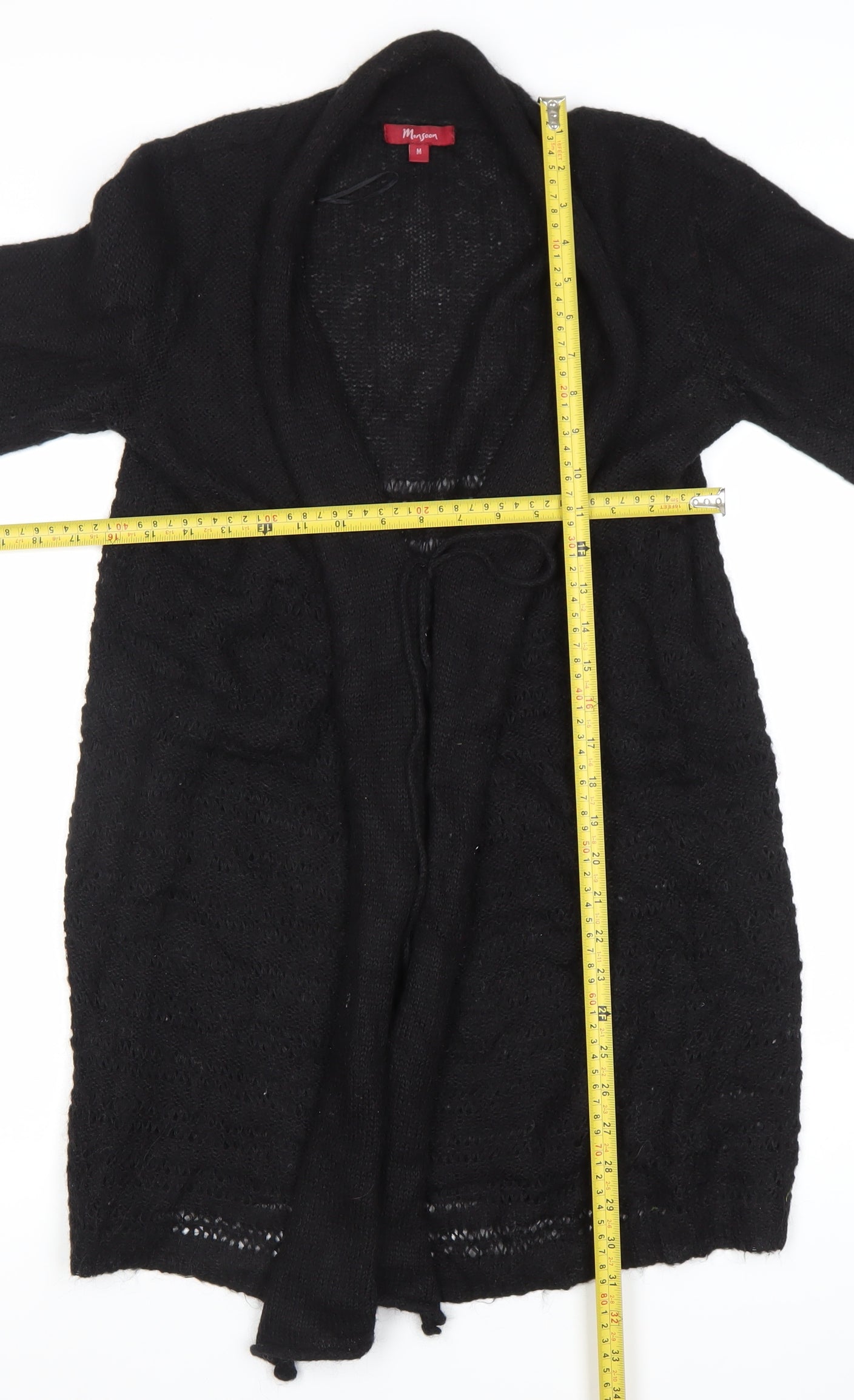 Womens UK Size M Morgan Black Cardigan Jumper