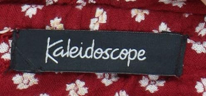 Kaleidoscope Womens Red Viscose Midi Slip Dress Size 12