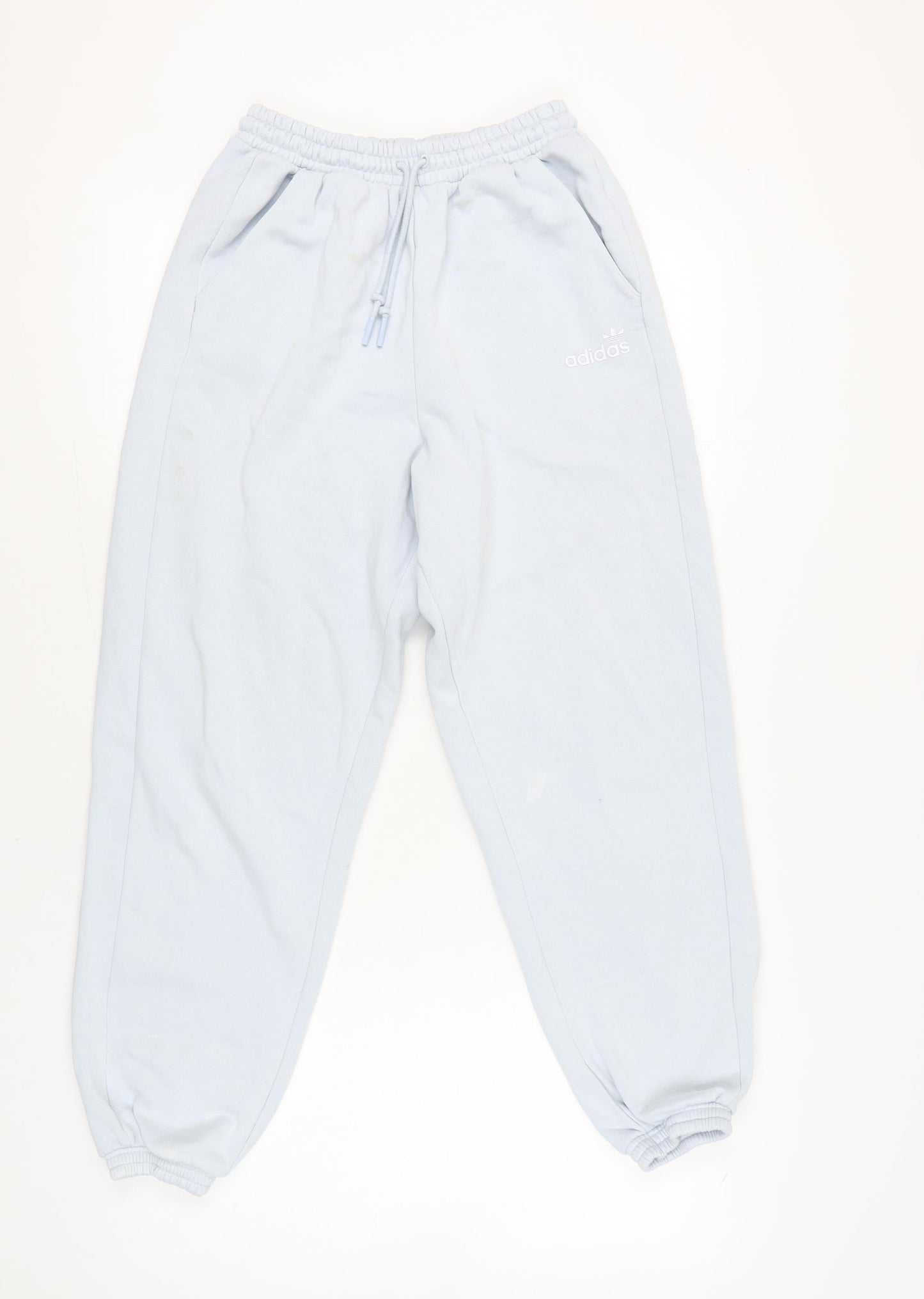 Womens UK Size 6 adidas Regular Fit Sweatpants Blue Trousers