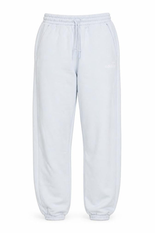 Front view of Adidas women’s blue sweatpants uk 6 cotton blend joggers