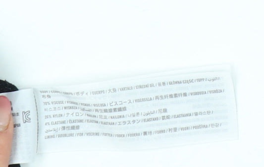 Hollister Womens Black L Short Straight Skirt Ultra High-Rise