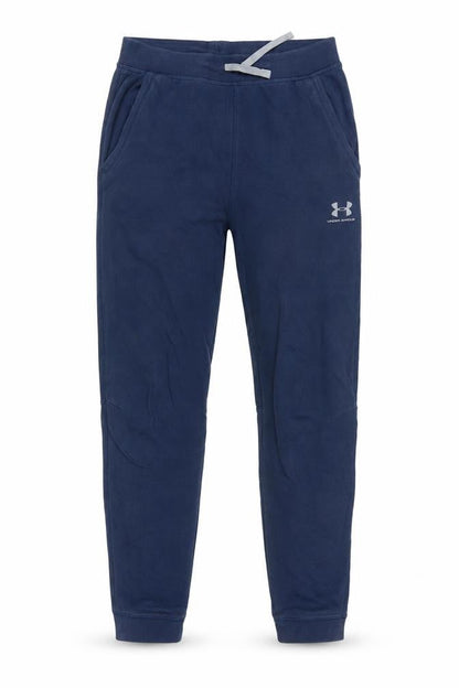 Under Armour Boys Blue XL Jogger Sweatpants Cotton Blend Activewear