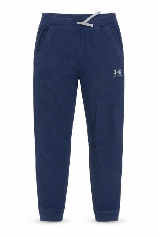 Under Armour Boys Blue XL Jogger Sweatpants Cotton Blend Activewear