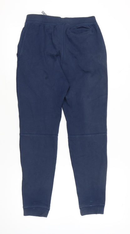 Under Armour Boys Blue XL Jogger Sweatpants Cotton Blend Activewear