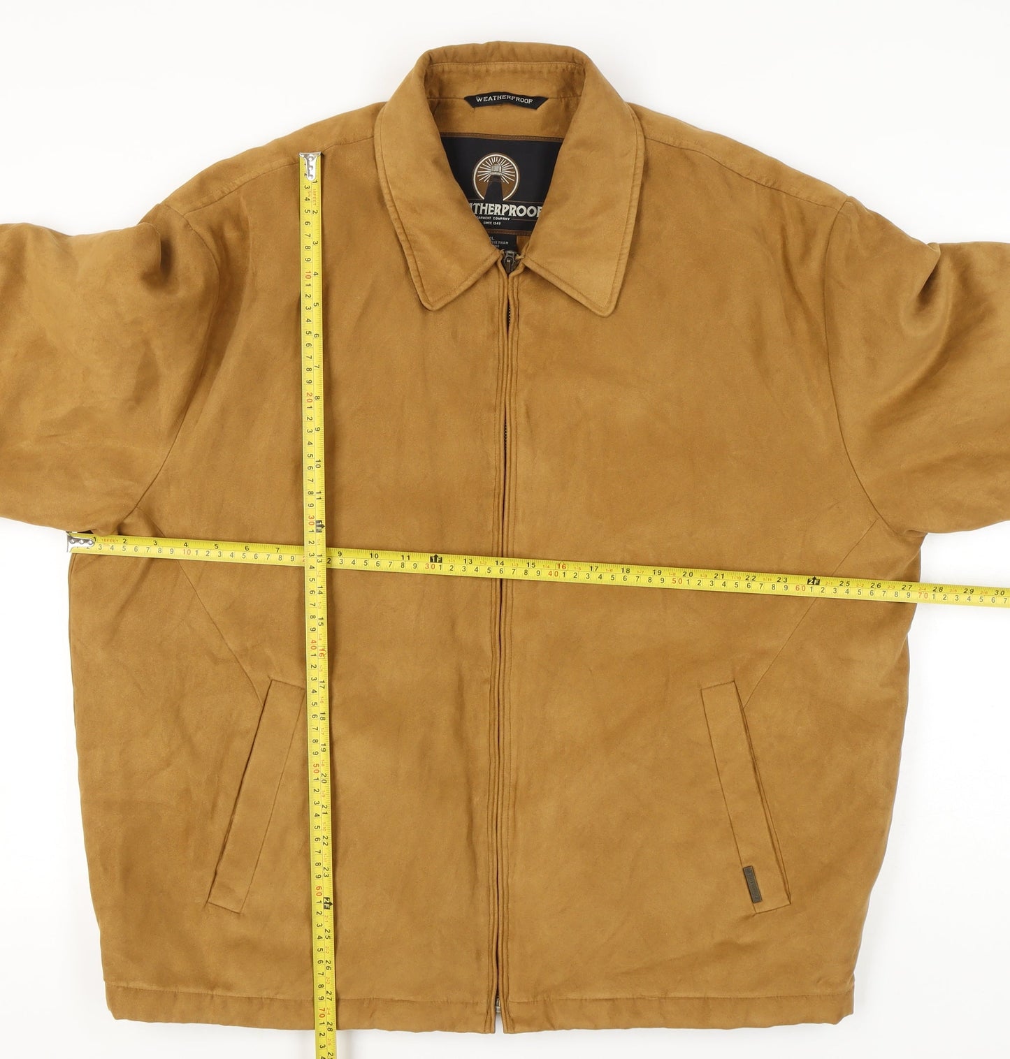 Mens UK Size XL Weatherproof Brown Basic Jacket