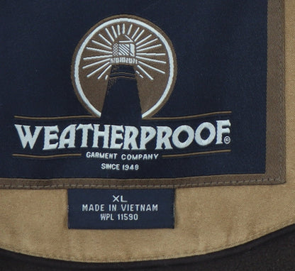 Mens UK Size XL Weatherproof Brown Basic Jacket