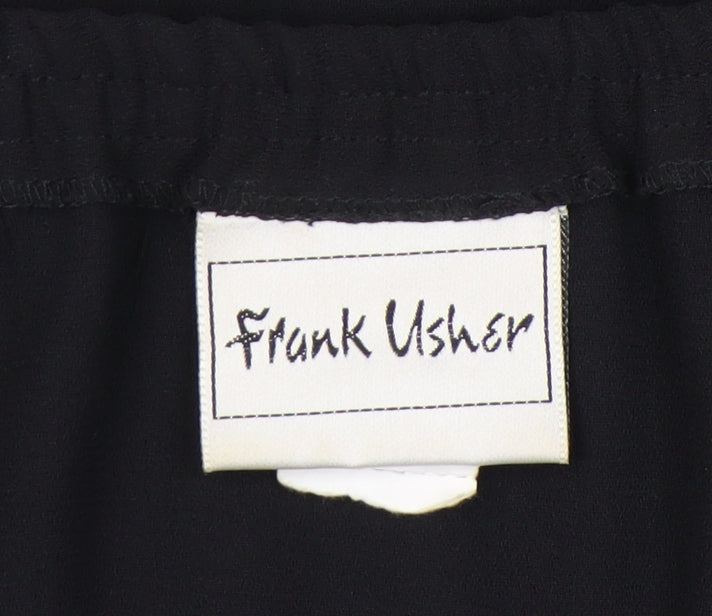 Frank Usher Women’s Black Knee Length Pencil Skirt Size 12