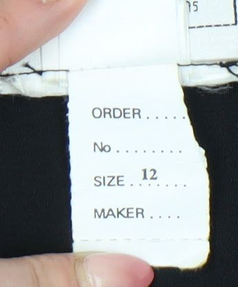 Frank Usher Women’s Black Knee Length Pencil Skirt Size 12