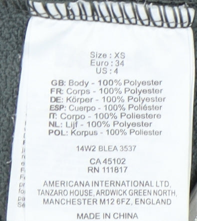 Womens UK Size XS Bench Black Basic Jacket