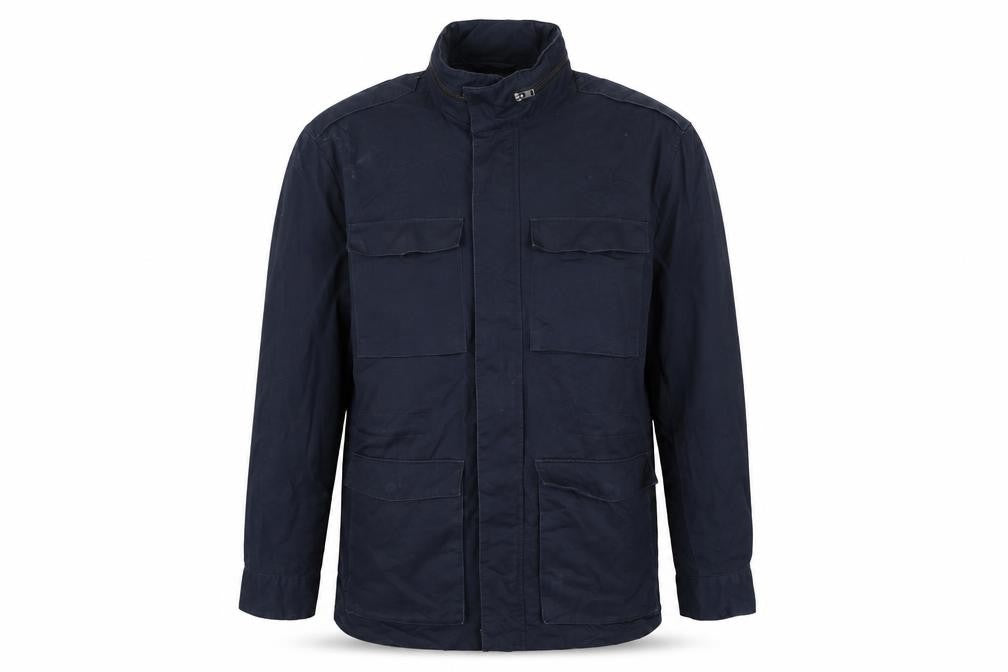 Mens UK Size 54 H&M Blue Military Jacket