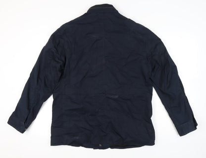 Mens UK Size 54 H&M Blue Military Jacket