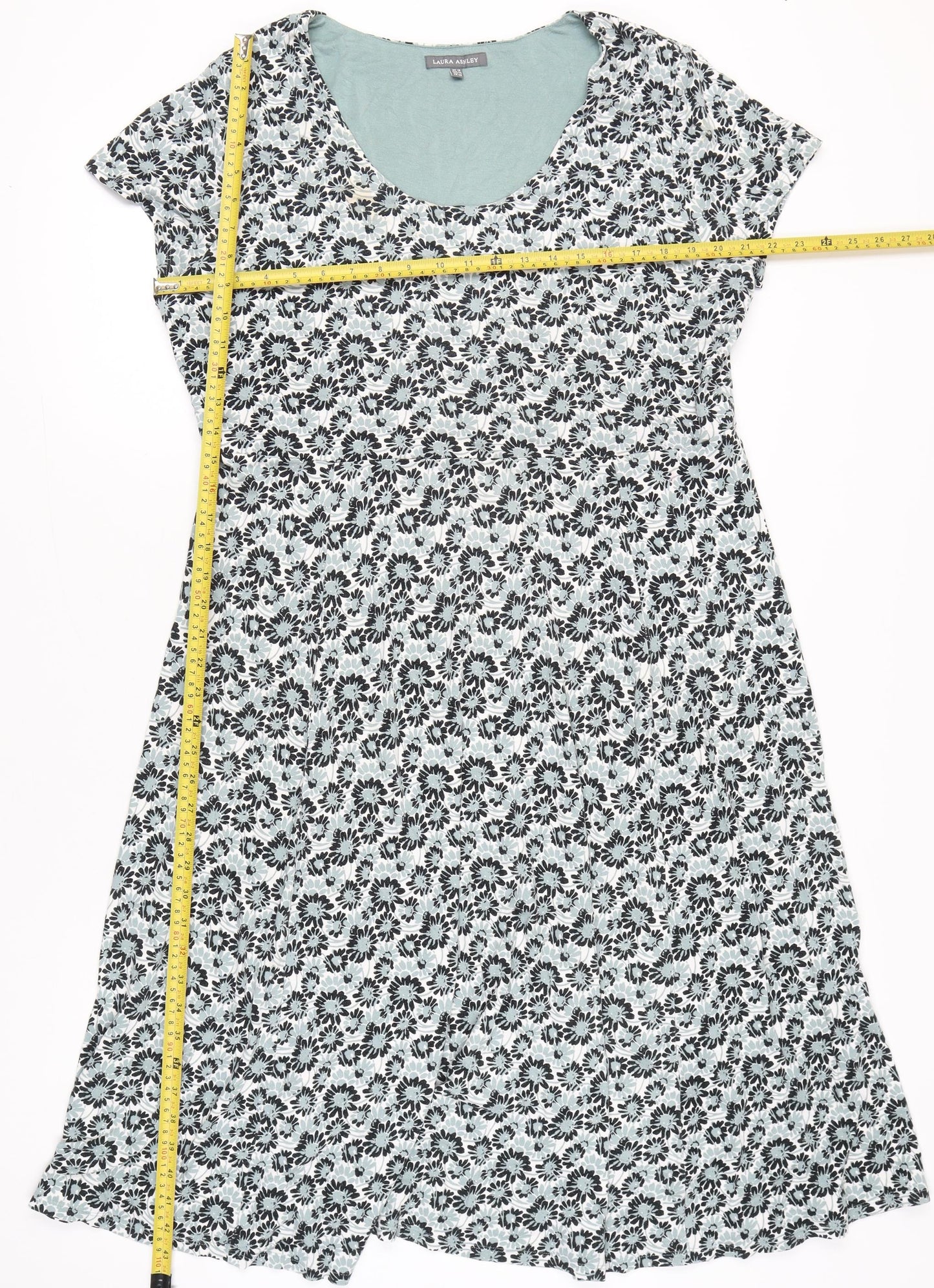 Laura Ashley Women’s Multicoloured Floral A-Line Dress UK 18