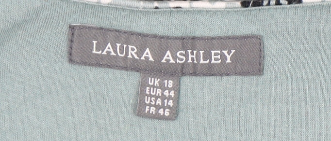 Laura Ashley Women’s Multicoloured Floral A-Line Dress UK 18