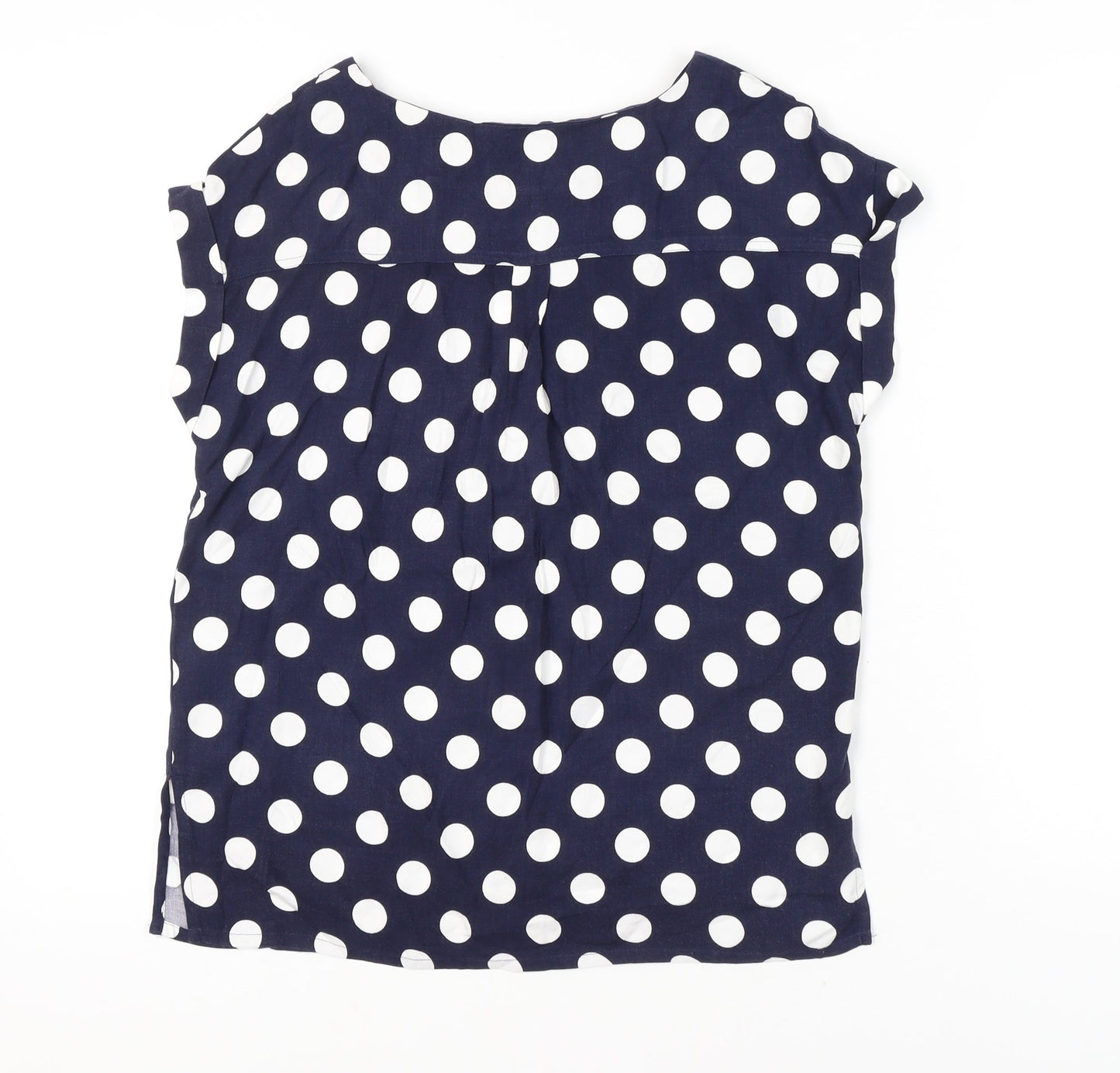 Womens UK Size 8 NEXT Blue Basic Blouse