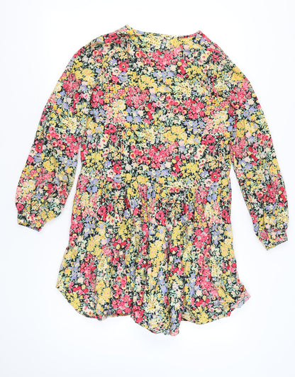 Warehouse Women’s Multicoloured Floral Skater Dress Size 10