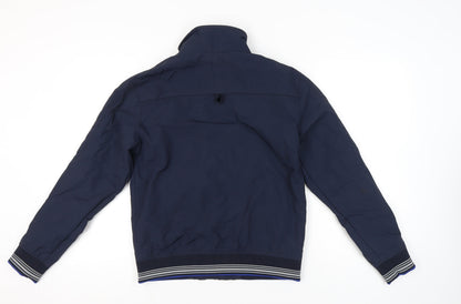 Mens UK Size S Marks and Spencer Blue Bomber Jacket