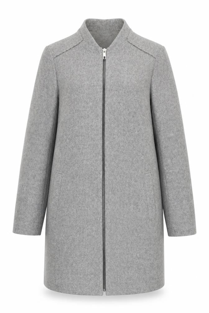 Womens UK Size 14 Principles Grey Overcoat
