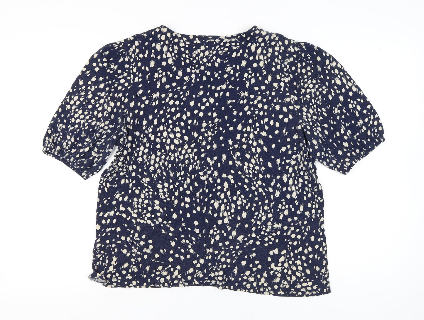 Womens UK Size 16 Joules Blue Tunic Blouse