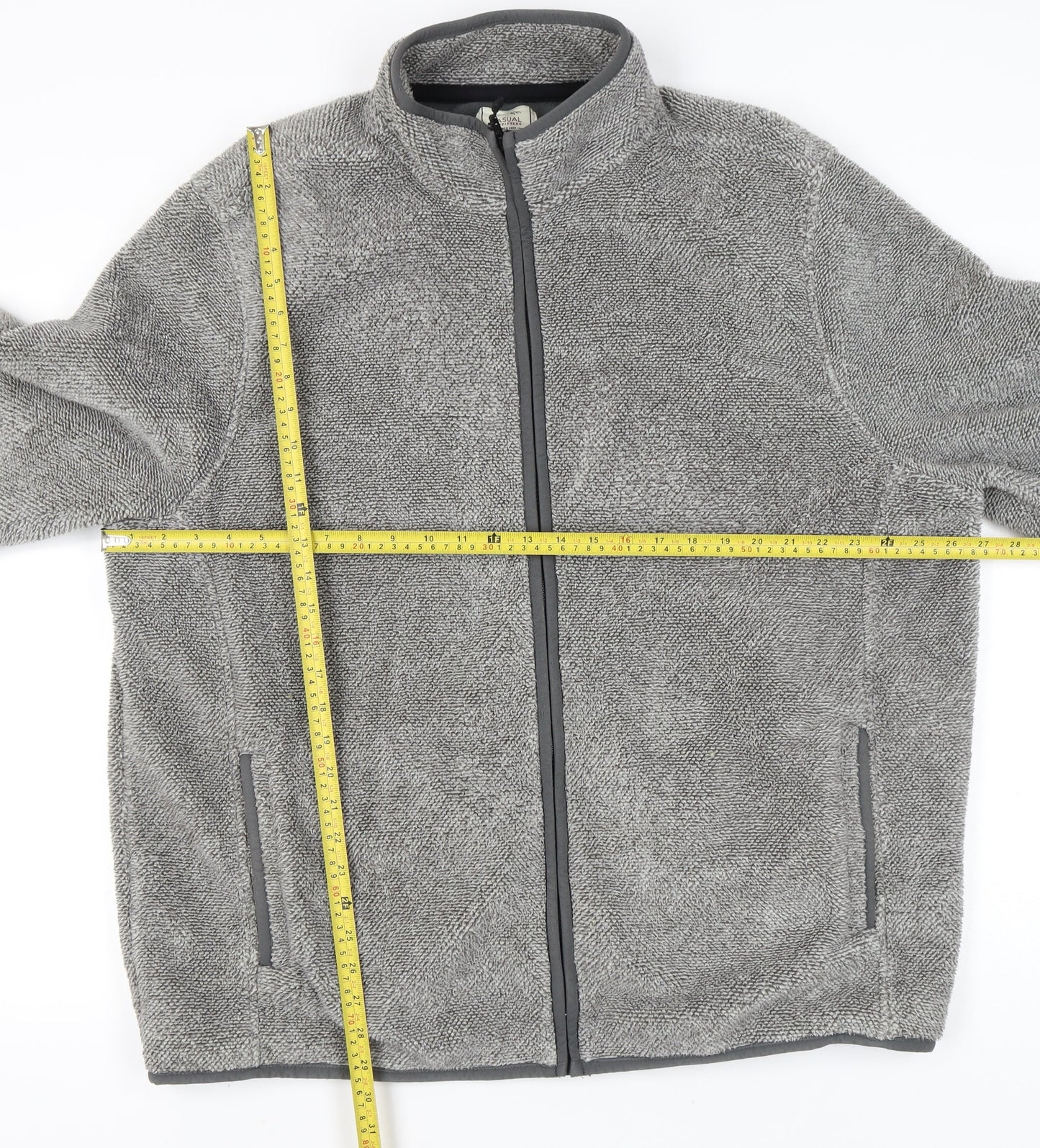 Mens UK Size 3XL George Grey Basic Jacket