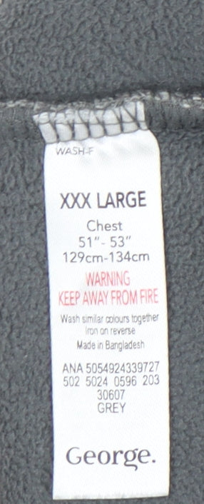 Mens UK Size 3XL George Grey Basic Jacket