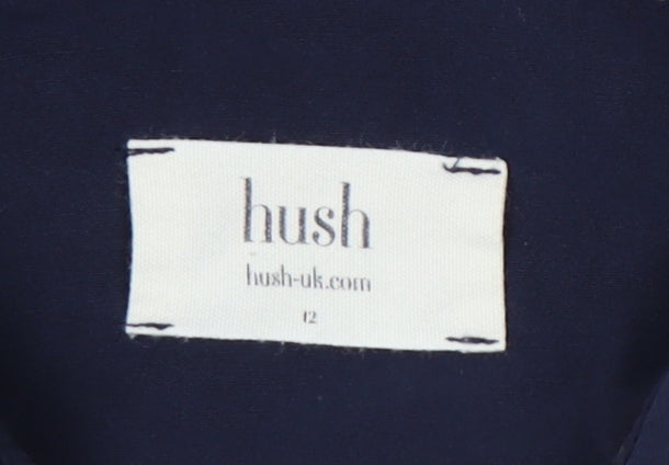 Hush Womens Blue Floral Nightshirt Size 12 Viscose Blend