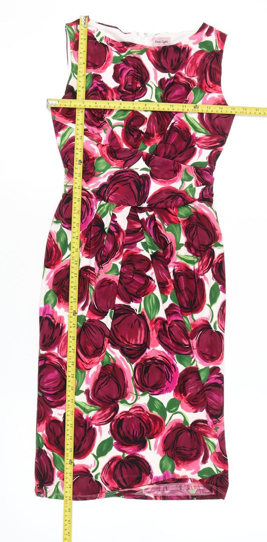 Phase Eight Women’s Multicoloured Floral Sheath Dress Size 8