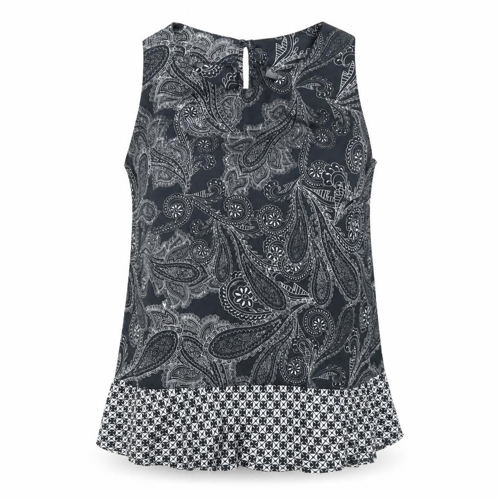 Womens UK Size 10 NEXT Black Tunic Blouse