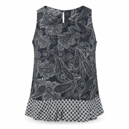 Womens UK Size 10 NEXT Black Tunic Blouse