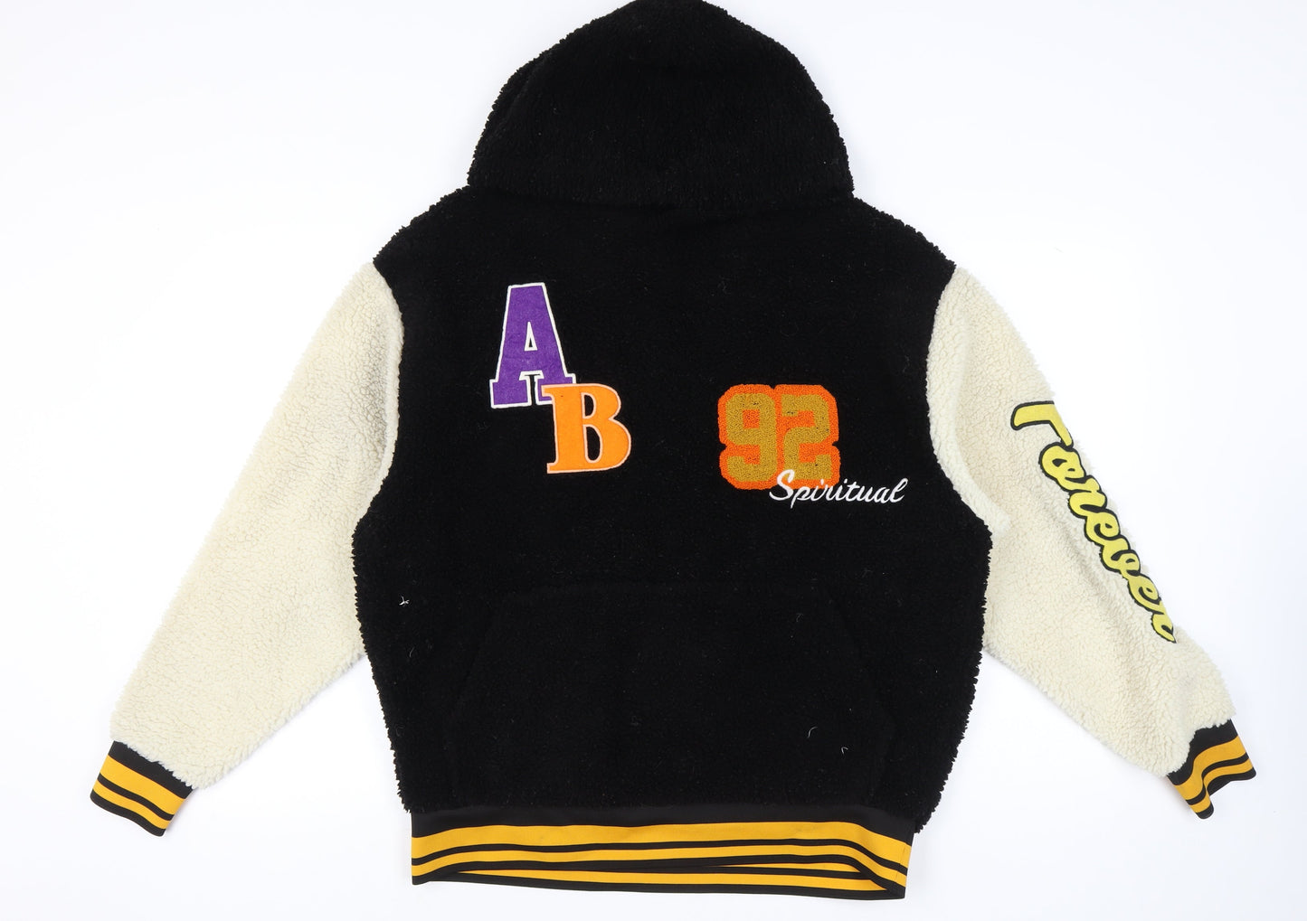 Womens UK Size L ASOS Design Multicoloured Pullover Hoodie