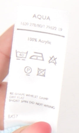 Berkertex Women’s Blue Knit Short Sleeve T-Shirt Size 14-16