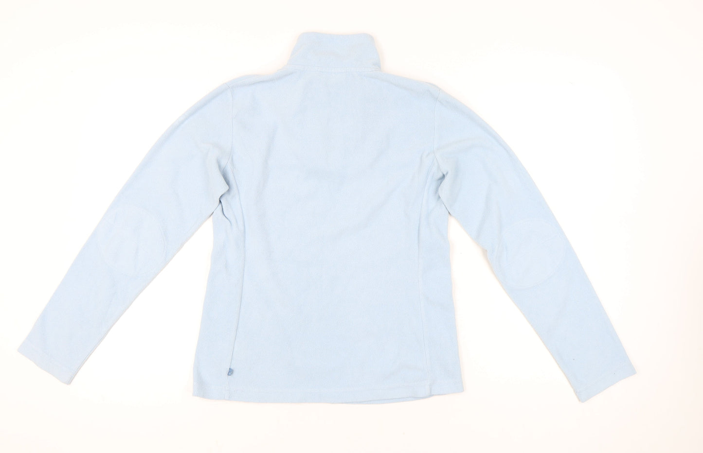 Protest Girlz Women UK 14 Blue Fleece Sweatshirt 1/2 Zip Pullover