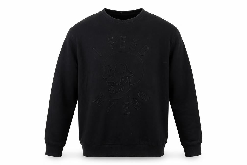 Mens UK Size M Zara Black Pullover Sweatshirt