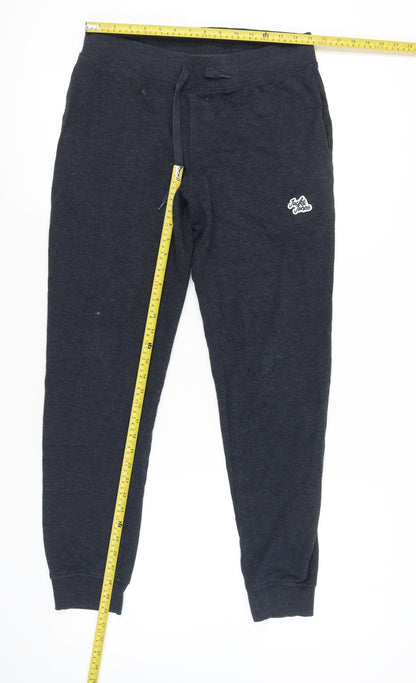 Jack & Jones Mens Blue Sweatpants M Regular Fit Cotton Blend Joggers
